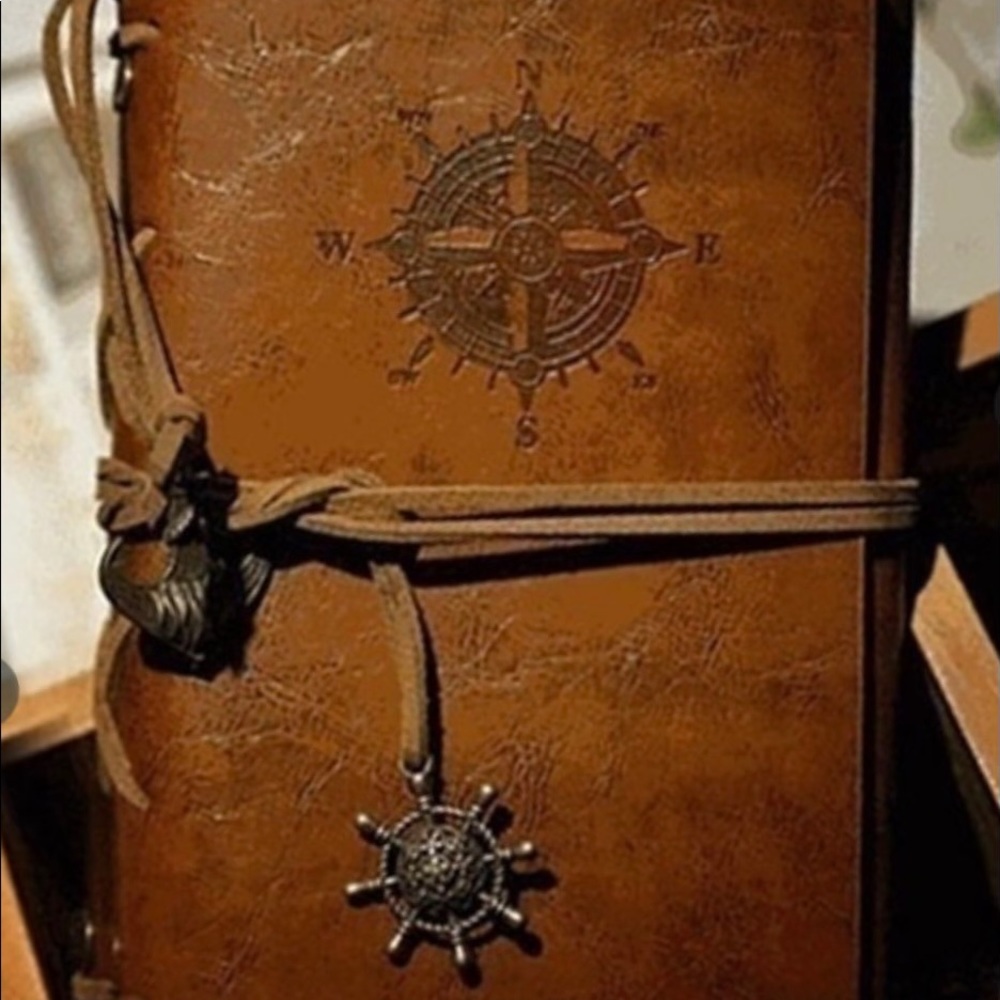 Leather diary